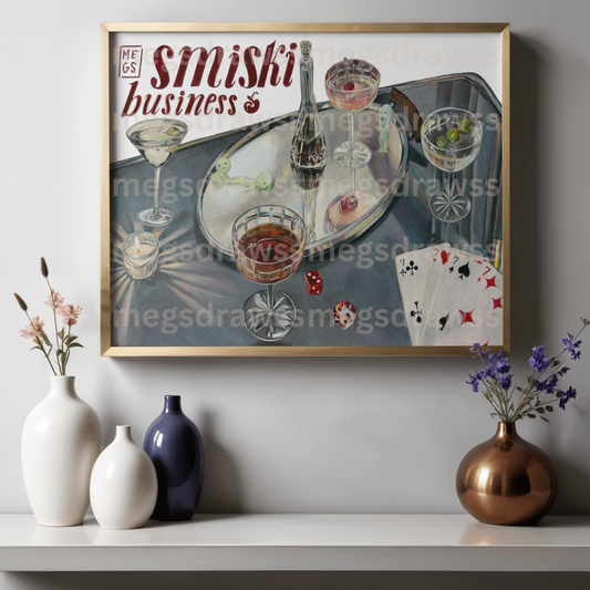 Smiski Business Print